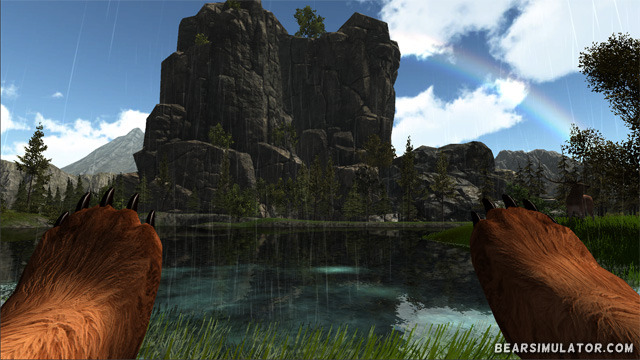 Bear simulator falaise Bear simulator : le bon coup de patte?