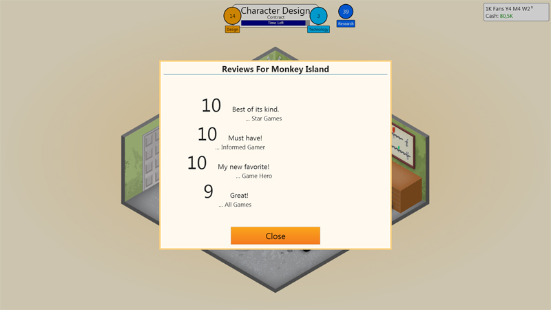 GDT2 Test : Game Dev Tycoon, réécrivez lhistoire du jeu vidéo !