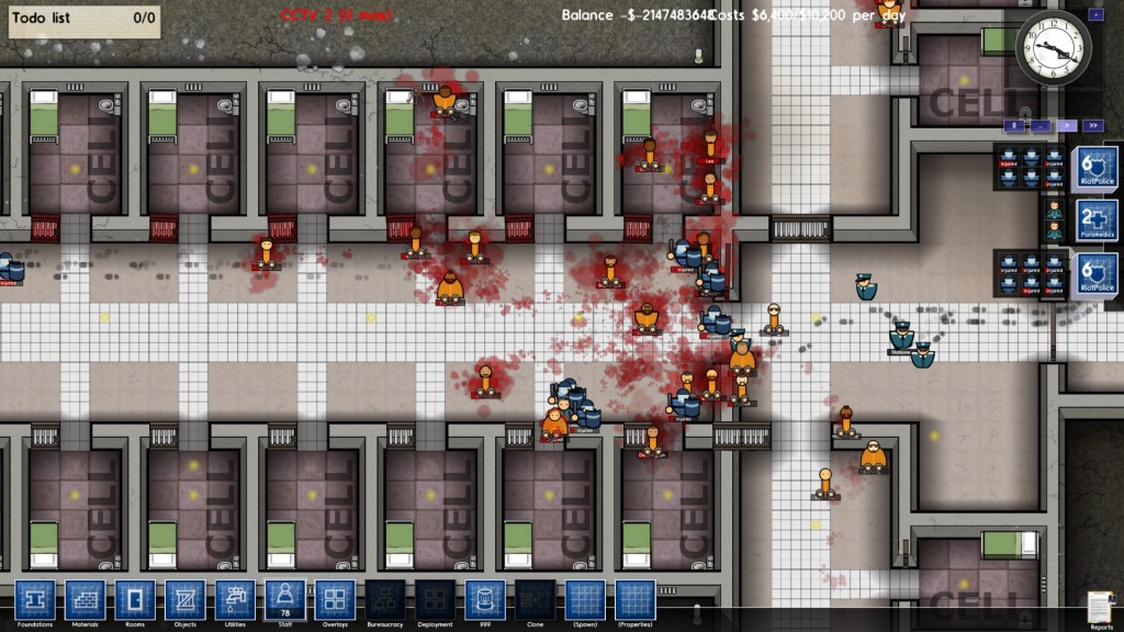 Prison Architect Emeute 1024x576 Aperçu : Prison Architect 