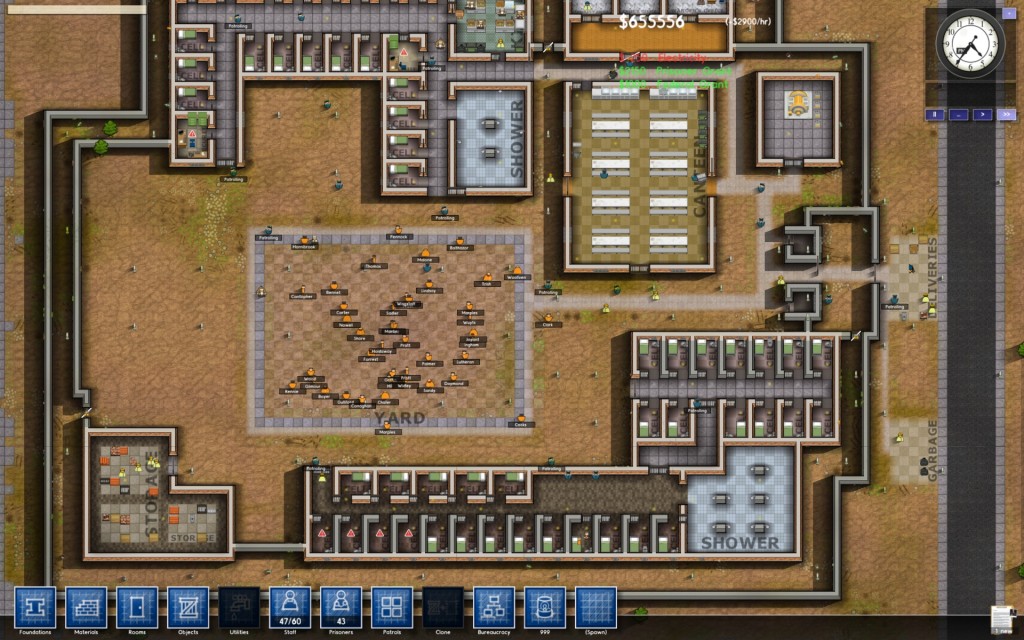 Prison architect Tuto 1024x640 Aperçu : Prison Architect 